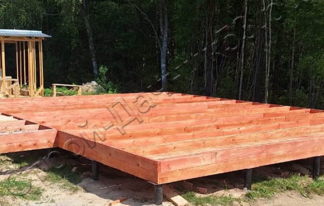 4 Каркасно-щитовой дом Д-3, 9x8.5м, 67.5 М², Ленинградская область, Лодейнопольский район, деревня Новая слобода (1)